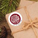  Personalized Peel & Stick Holiday Christmas Labels