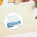  Personalized Peel & Stick Holiday Christmas Labels