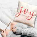 Joy To The World Christmas Holiday Accent Throw Pillow Home Decor