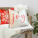 Joy To The World Christmas Holiday Accent Throw Pillow Home Decor