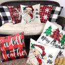 Santa Ho Ho Ho Christmas Holiday Accent Throw Pillow Home Decor