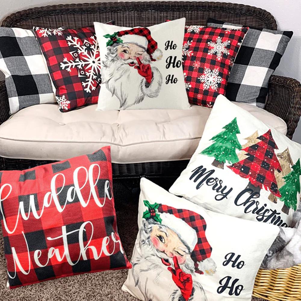 Christmas Holiday Accent Throw Pillow Home Decor