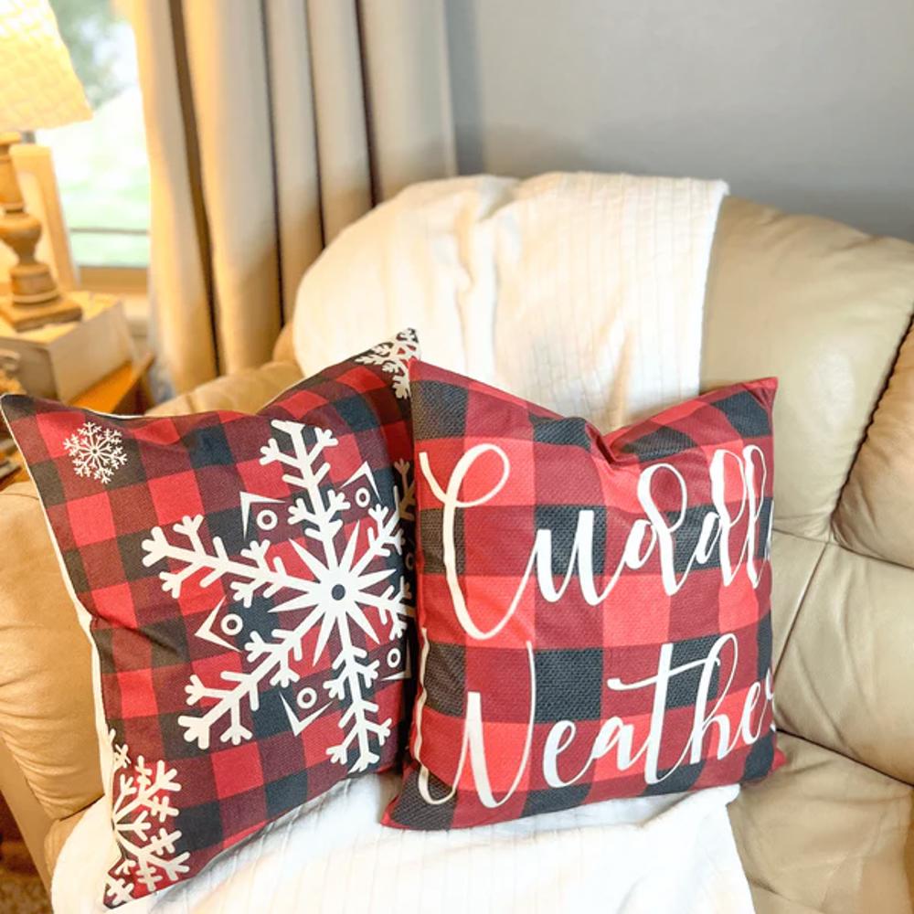 Christmas Holiday Accent Throw Pillow Home Decor