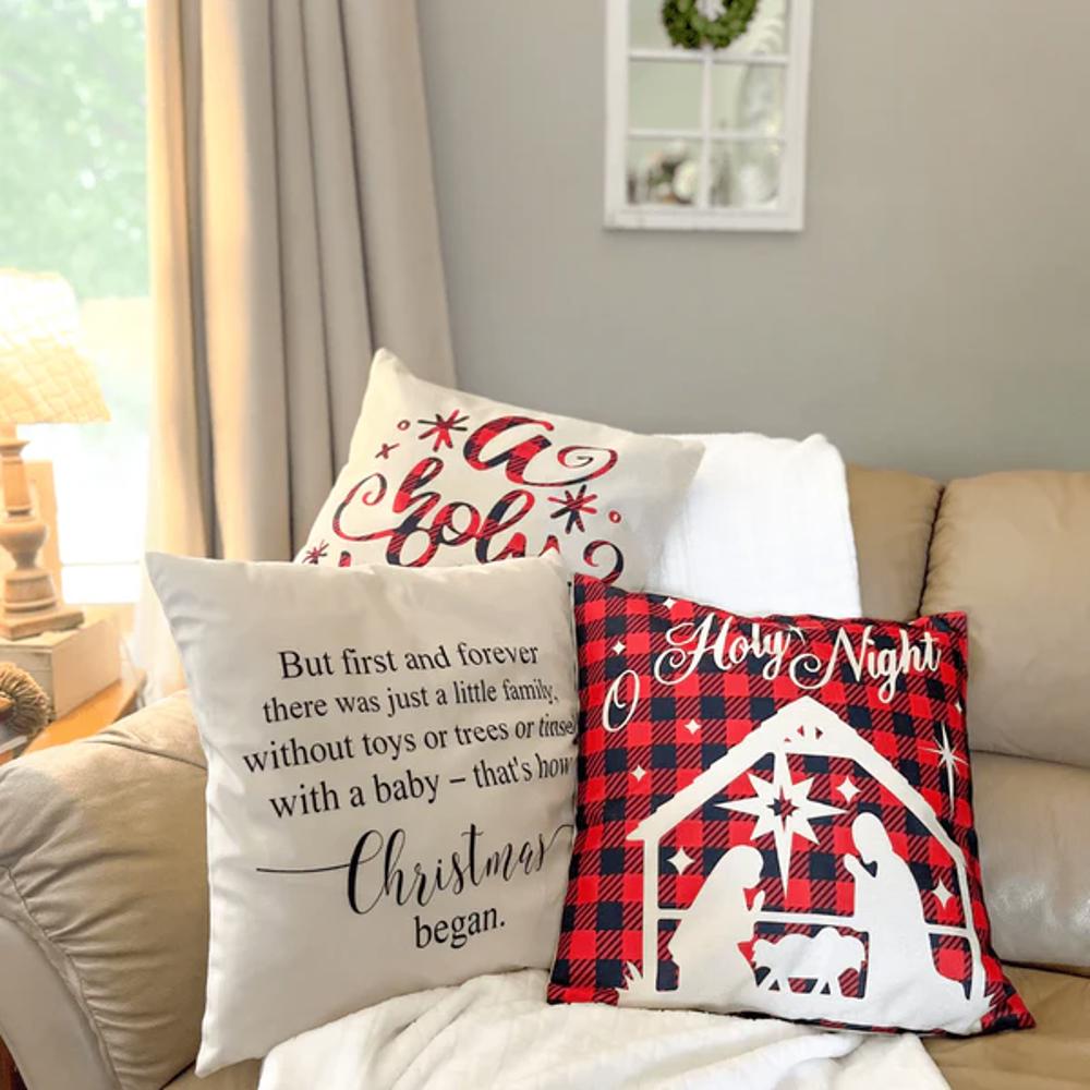 Christmas Holiday Accent Throw Pillow Home Decor