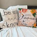  Home Accent Throw Pillow Cover Faith and Family Inspired | 11 Designs 