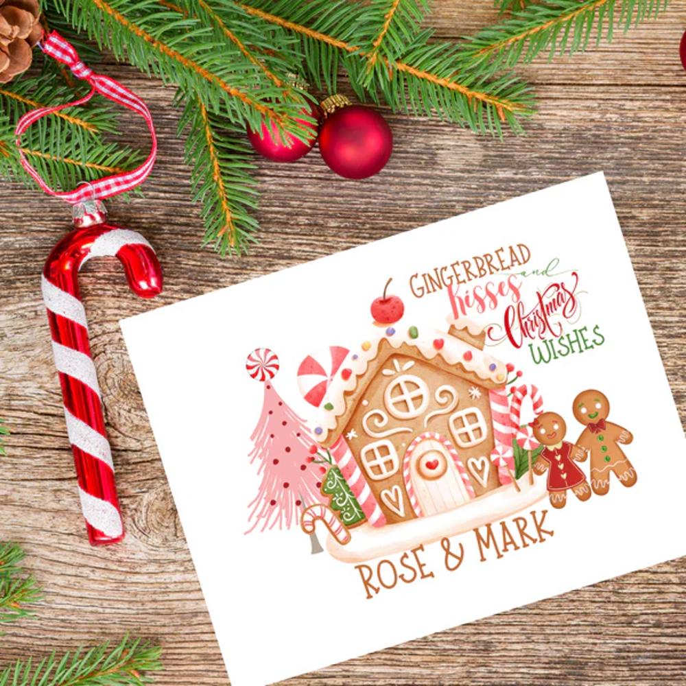 Personalized Rustic Farmhouse Christmas Holiday Poster Print