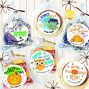  Personalized Christian Witness Halloween Stickers & Treat Bags