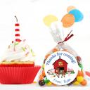  Personalized Boys Birthday Party Stickers & Treat Bags