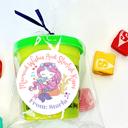  Personalized Girls Birthday Party Stickers & Treat Bags