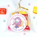  Personalized Kids Holiday / Valentines Day Party Stickers & Treat Bags 