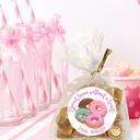  Personalized Girls Birthday Party Stickers & Treat Bags
