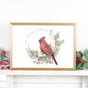  Personalized Rustic Farmhouse Christmas Holiday Poster Print