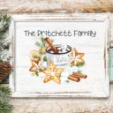  Personalized Rustic Farmhouse Christmas Holiday Poster Print