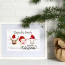  Personalized Rustic Farmhouse Christmas Holiday Poster Print