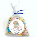  Easter Party Stickers / Cake Toppers Personalized with Treat Bags