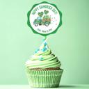  Personalized St. Patrick's Green Leprechaun Party Stickers & Loot Bags