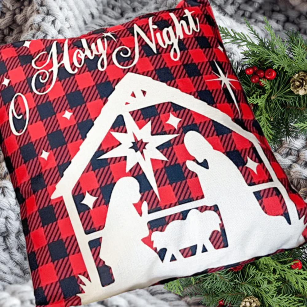 Christmas Holiday Accent Throw Pillow Home Decor