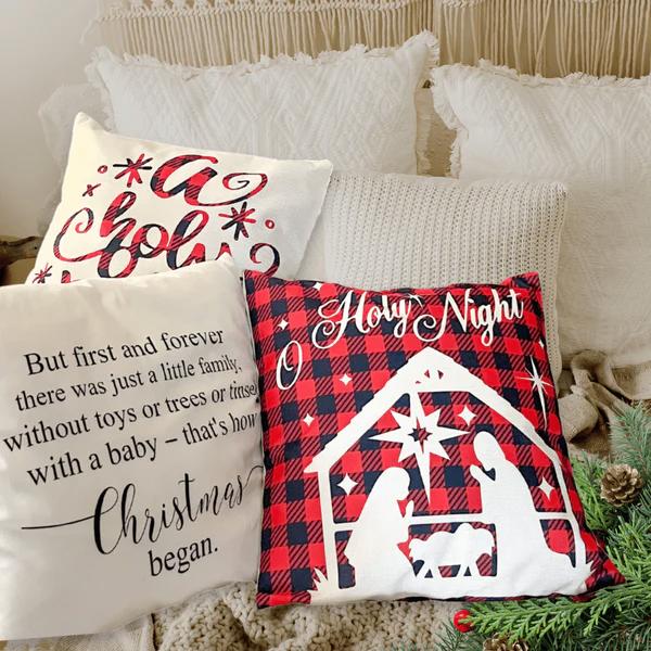 Christmas Holiday Accent Throw Pillow Home Decor