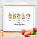  Cozy Holiday Gnome Family Personalized Art | 3 sizes