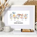  Cozy Holiday Gnome Family Personalized Art | 3 sizes