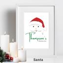  Custom Family Name Christmas Holiday 2024 Poster