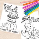  Fall Harvest Halloween Coloring Book | 21 Digital Christian Themed Pages