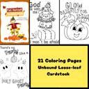  Fall Harvest Halloween Coloring Book | 21 Christian Themed Pages