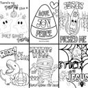  Fall Harvest Halloween Coloring Book | 21 Christian Themed Pages