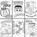 Fall Harvest Halloween Coloring Book | 21 Christian Themed Pages