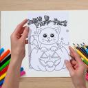  Fall Harvest Halloween Coloring Book | 21 Christian Themed Pages