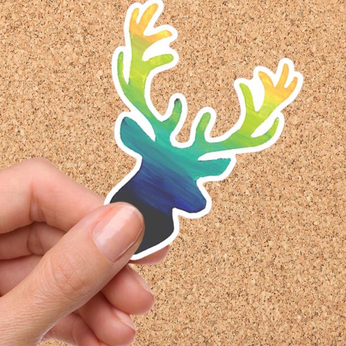 Assorted Die Cut Stickers Waterproof Water Bottle Laptop Vinyl