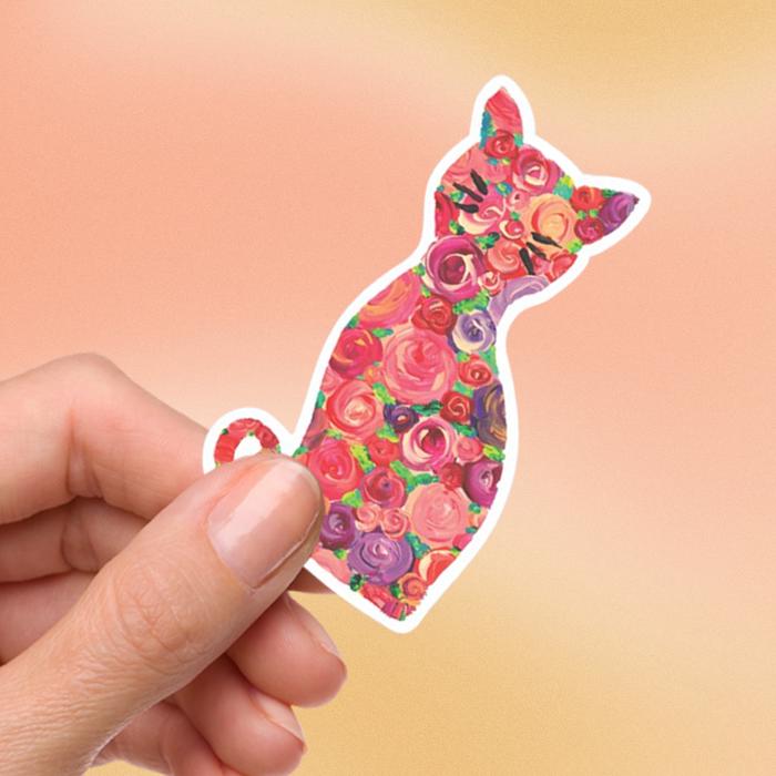 Assorted Die Cut Stickers Waterproof Water Bottle Laptop Vinyl