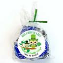  Personalized St. Patrick's Green Leprechaun Party Stickers & Loot Bags