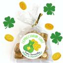  Personalized St. Patrick's Green Leprechaun Party Stickers & Loot Bags