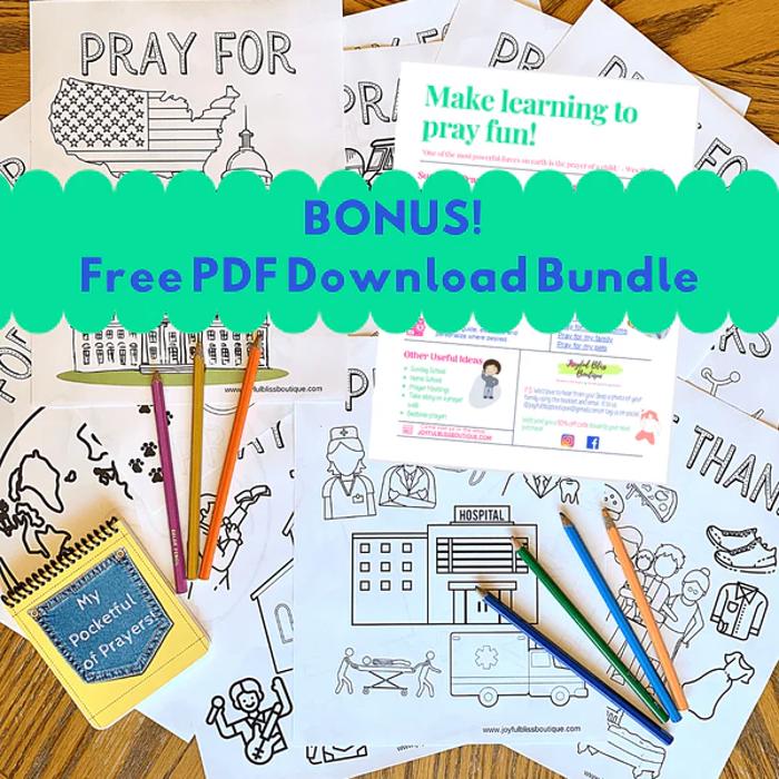 Kids Pocket Prayers Book | Gift Bundle