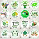  Personalized St. Patrick's Green Leprechaun Party Stickers & Loot Bags