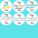  Personalized Back to School Lunch Box /  Lunch Sack Positive Note Stickers