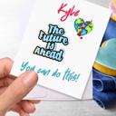  Personalized Valentine Waterproof Die Cut Sticker Greeting Card Assorted