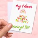  Personalized Valentine Waterproof Die Cut Sticker Greeting Card Assorted