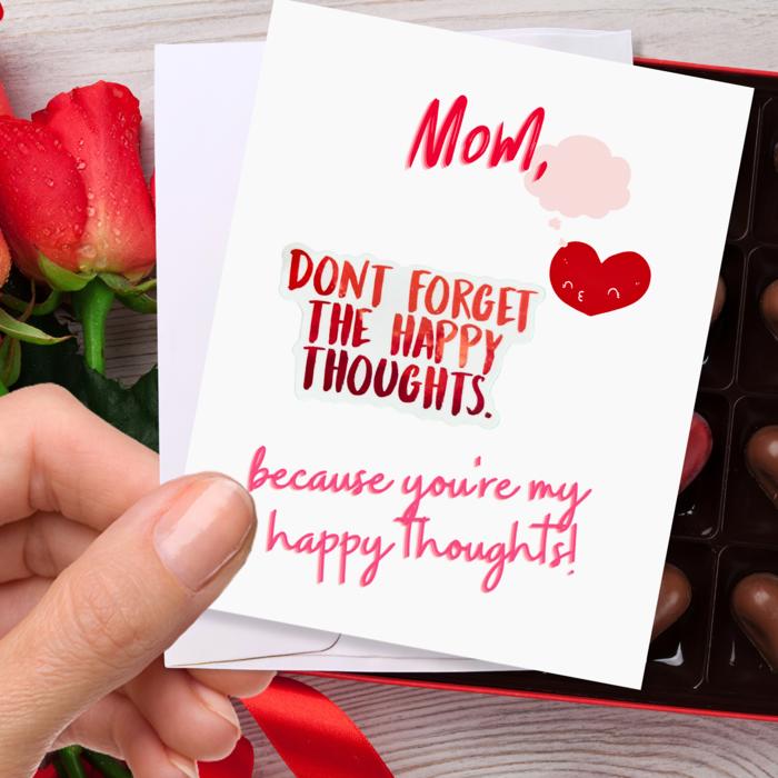 Personalized Valentine Waterproof Die Cut Sticker Greeting Card Assorted