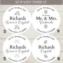  Classy Return Address Labels Wedding Bridal Shower