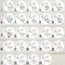  Classy Wedding Bridal Shower Thank You Stickers & Treat Bags 