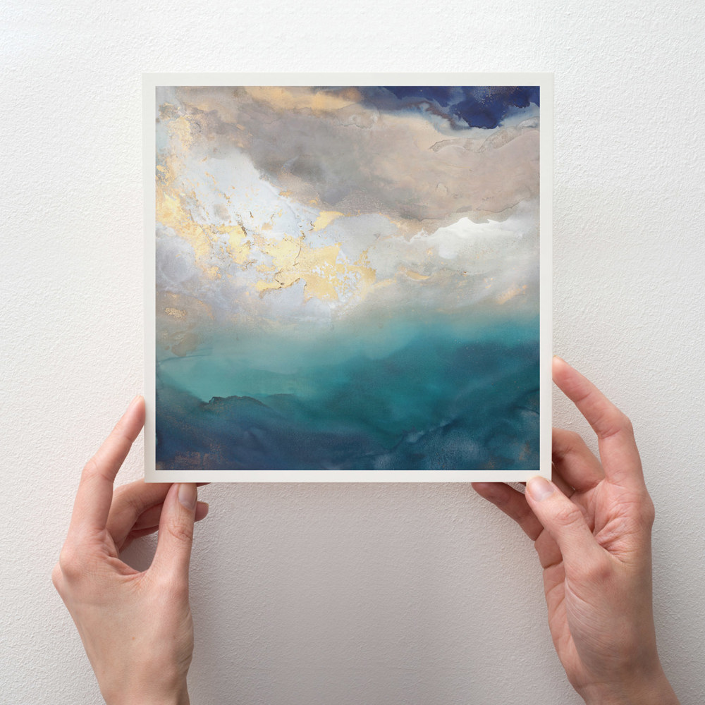 Coastal 4 Set - Watercolor Paper Prints