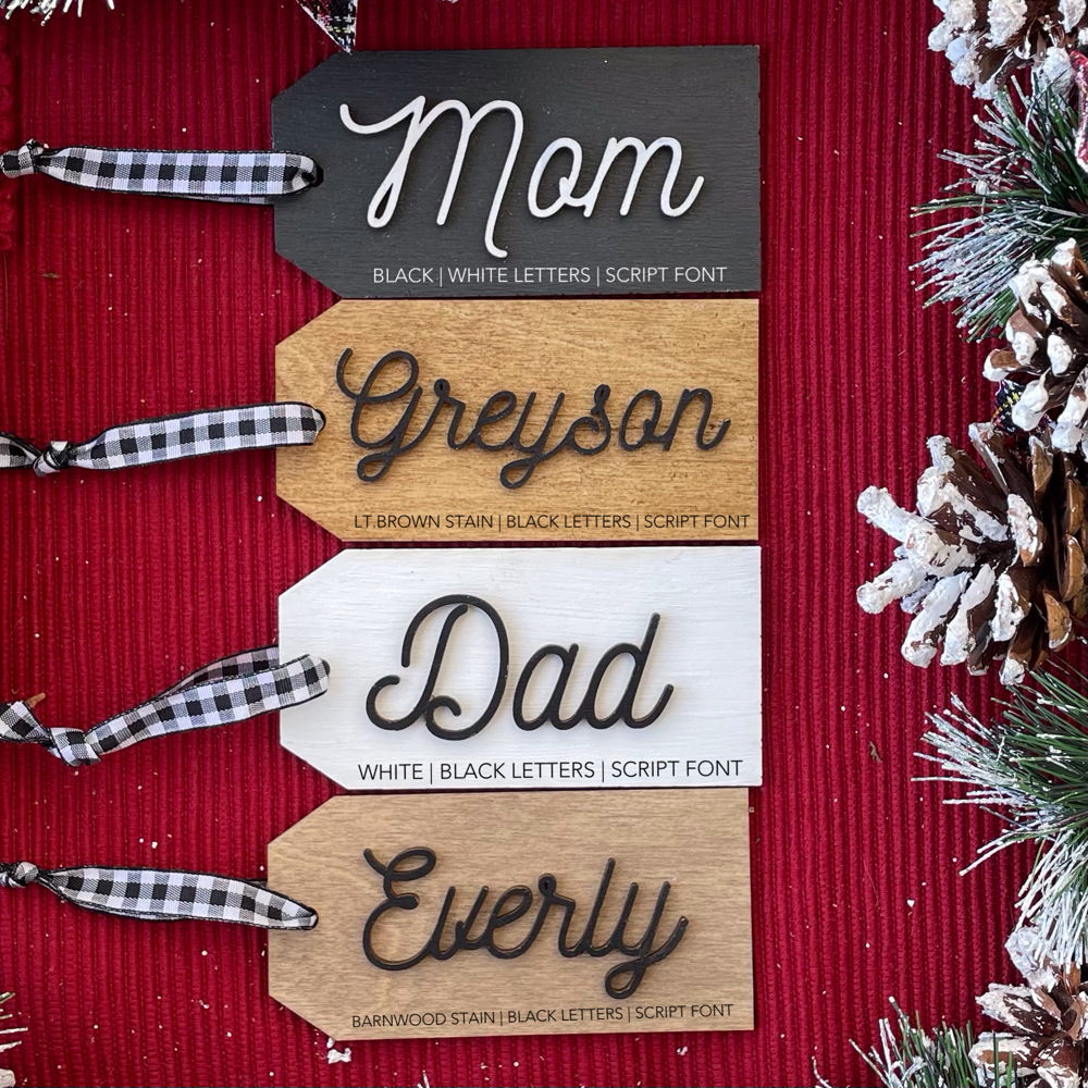 Personalized Stocking Tags & Gifting Tags