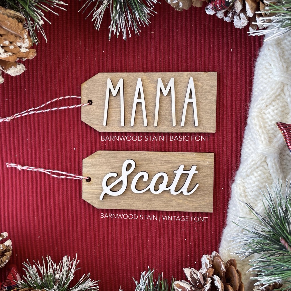 Personalized Stocking Tags & Gifting Tags