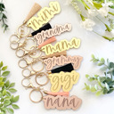  Personalized Mirrored Acrylic Keychains