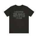 Black X-Small Funny Unisex Tee - "I Survived..."