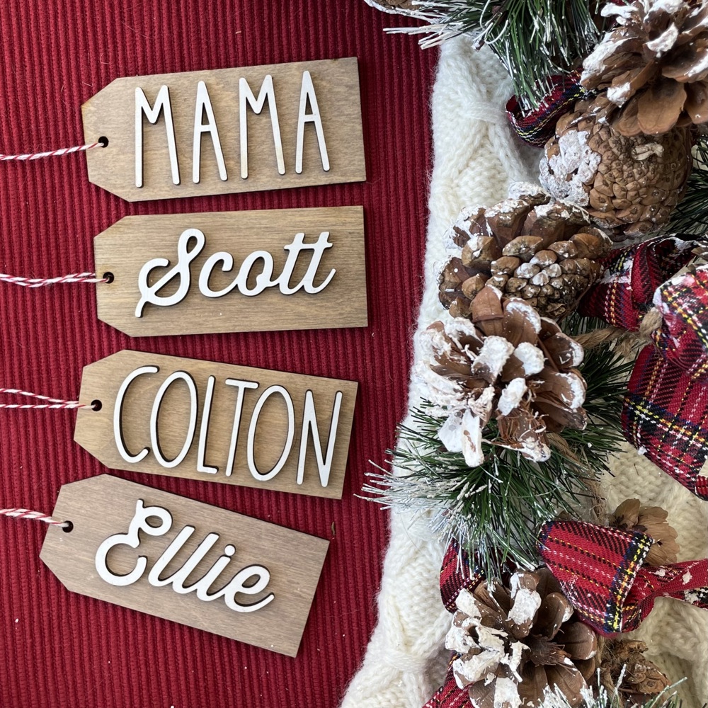 Personalized Stocking Tags & Gifting Tags