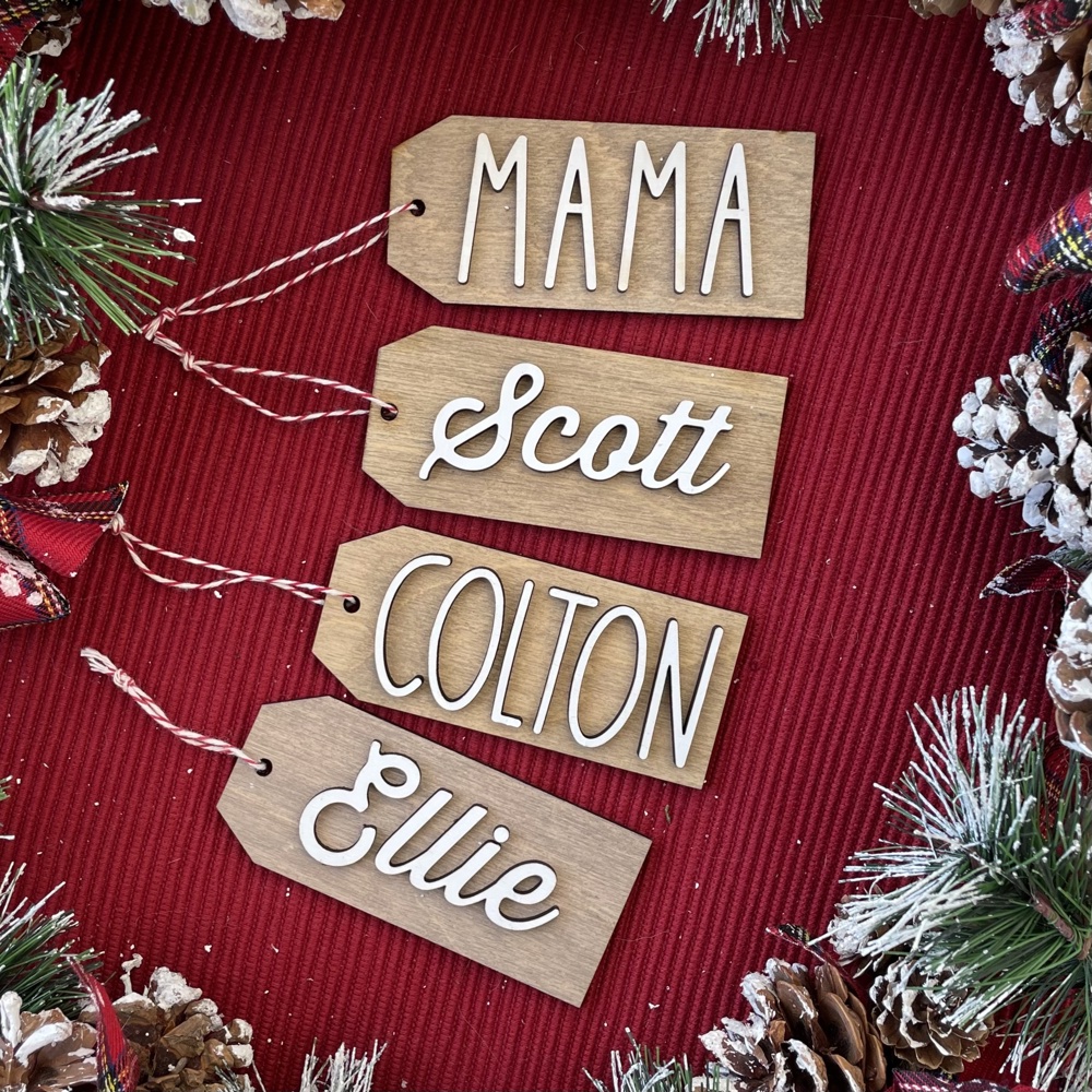 Personalized Stocking Tags & Gifting Tags