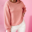  Bowknot Dewback Round Neck Sweatshirt